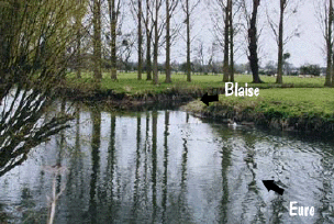 confluence Blaise / Eure